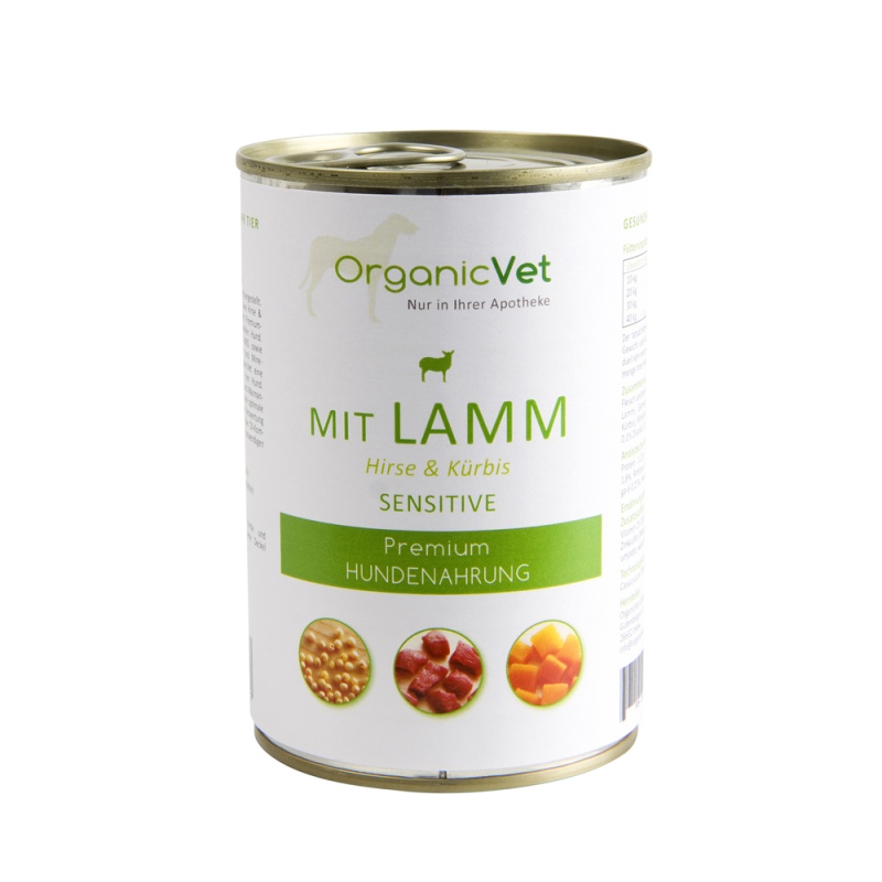OV Lamb with milled & pumpkin for dog 400g