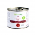 OrganicVet Beef (vieno baltymo) konservai katėms 200g