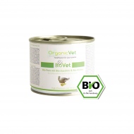 OrganicVet Biovet Turkey Zucchini & Pumpkin konservai katėms 200g
