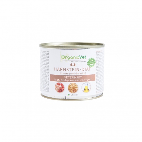 OrganicVet Harnstein diet (urinary, anti-struvite) konservai katėms 200g