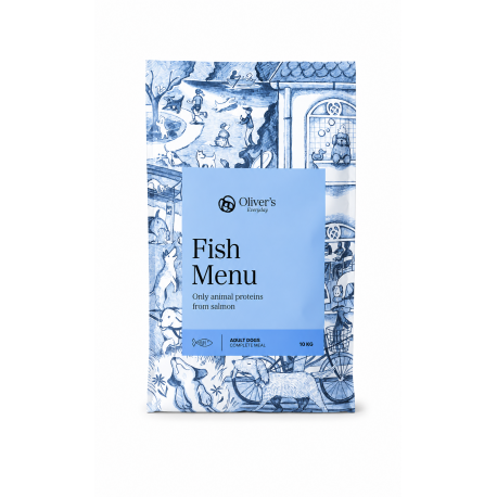 OLIVER'S ADULT DOG FISH GRAIN FREE (Begrūdis pašaras su žuvim)