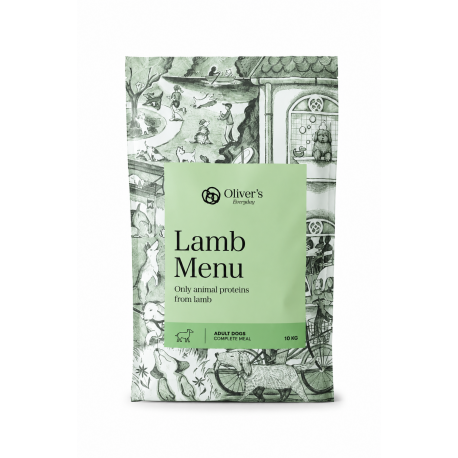 OLIVER'S ADULT DOG LAMB GRAIN FREE (Begrūdis pašaras su ėriena)